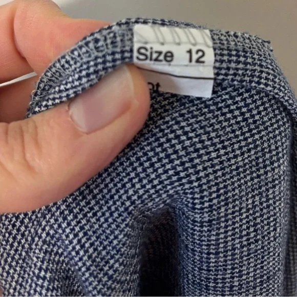 Vintage Gingham Cottagecore Midi Skirt - Picture 6 of 6